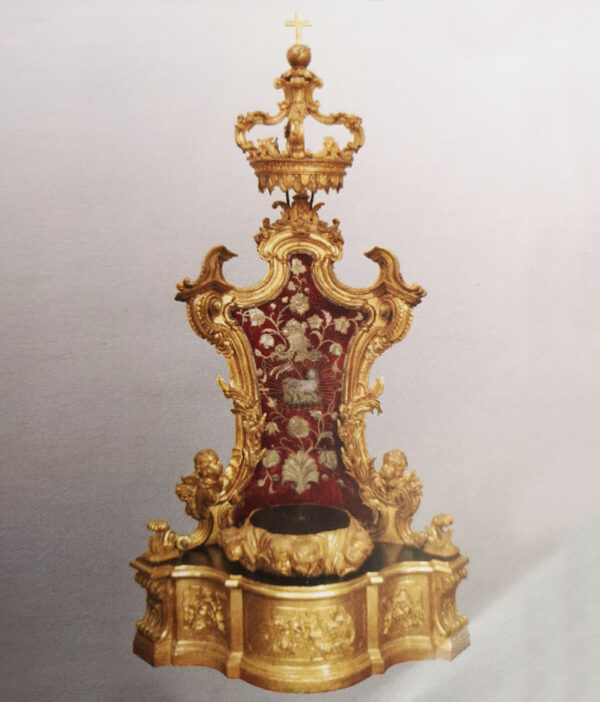 Needzo Reliquario A Croce Di Gerusalemme In Ottone – 10,6 X 17,8 Cm – Per Chiesa, Cappella O Casa